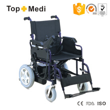 PU-Armlehnenbetriebener Stahlrahmen-Rollstuhl im großen Angebot